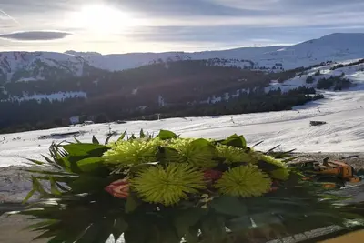 Image de Logement pour 6 personnes, vue sur le Mont Blanc et au pied des pistes