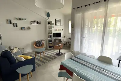 Image de Seignosse Bourdaines, Villa patio 2**  au calme côté pins, plage à pied, famille