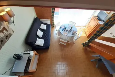 Image de Appartement T2 avec Mezzanine et Balcon, 6 Couchages à Saint-Lary-Soulan