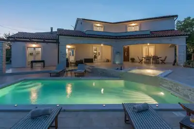 Image de Modern Villa Melli with a pool, Whirlpool and panoramic View