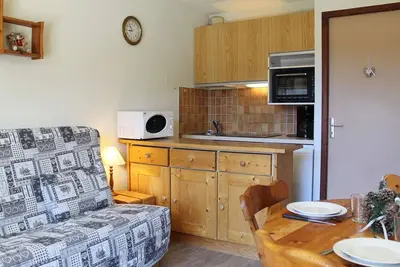 Image de Studio Montagne 4 Pers. à Vars Les Claux - Pied des Pistes, proche Commerces et École de Ski