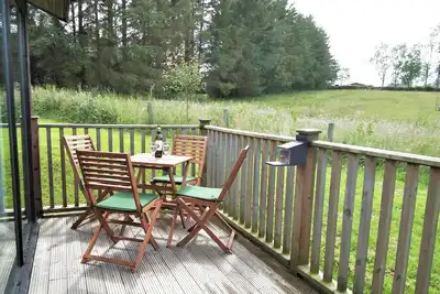 Image de Meadow View Lodge near Greystoke with wood burner and views toward Blencathra.