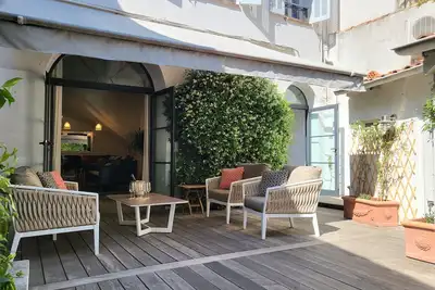 Image de Grande Villa classée 4 étoiles, 2 terrasses, 100m Palais des Festivals et plages