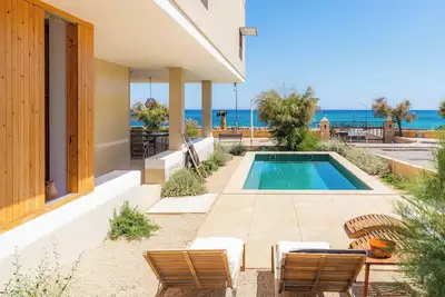Image de Villa Es Mollet avec vue sur mer, piscine, Wi-Fi, jardin et terrasse