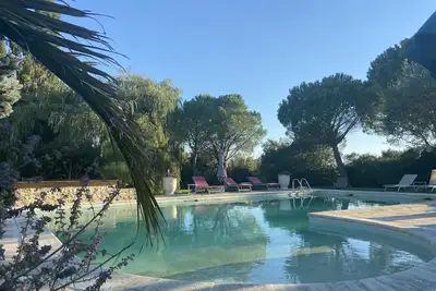 Image de Très beau Mas 18èm rénové, grande piscine, chênes truffiers, pins, oliviers