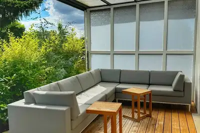 Ferienwohnung \"unterschlupf\" mit Großer Terrasse und Garten