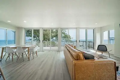 Lake Erie Escape with Private Beach & Stunning Views