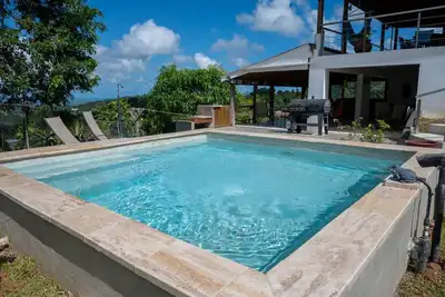Image de Villa in El Yunque National Rainforest, with pool