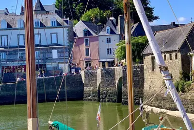 Image de Maison triplex avec jardin et vue sur le  Port de Saint-Goustan