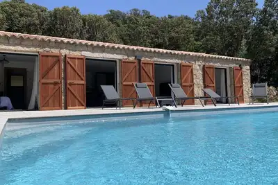 Image de Villa Corse En Pierres Tarif Extra Avec Piscine Jardin Fleuri Et Paisible