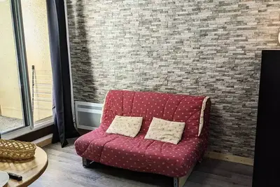 Image de Mini studio 4 pers N° 48b au rond point des pistes avec Wifi