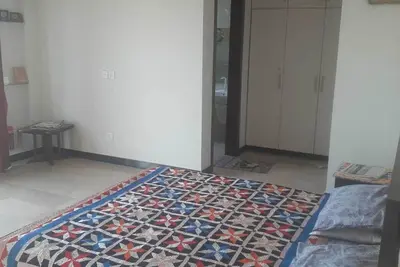 Spacious furnished Room with attached bath and good view