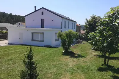 House with garden. Silence and nature