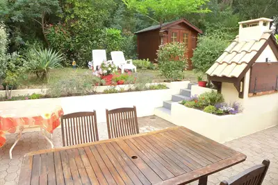 Image de Seignosse Les Bourdaines, Villa patio sous les pins au calme, famille, plage à pied