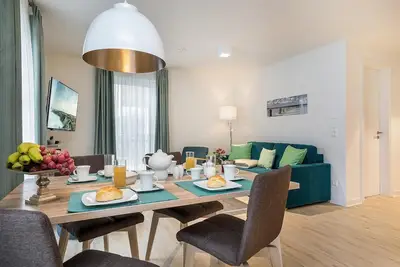 Image de This suite was furnished for up to 4 people and leaves nothing to be desired