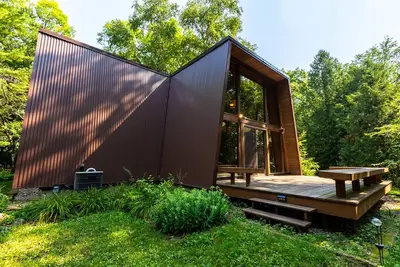 Image de Mid-Century Masterpiece on Secluded 18-Acre Woods