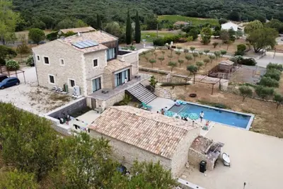 Image de Renovated stone mas du piralet with private swimming pool and pool house + summer kitchen