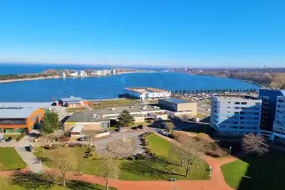Image de Fantastically beautiful inland lake and Baltic Sea view as well as a view over (almost) the entire