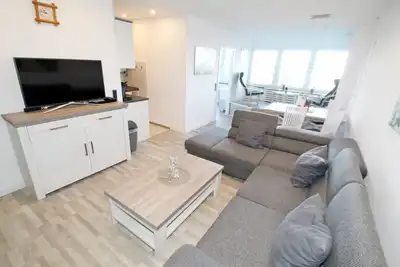 Image de A modern, discreetly maritime designed and cozy vacation apartment with a beautiful