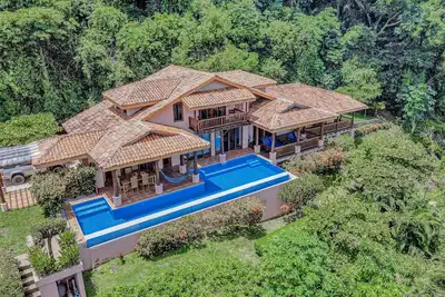Image de Beautiful jungle home by Islita Beach with ocean view & private infinity pool