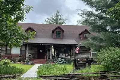 Image de Log Home in the woods. privacy, deer, “Little Paradise”you’ll love country