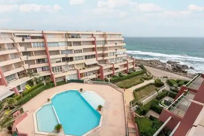 Image de F3 terrasse vue sur mer, piscine, parking et clim