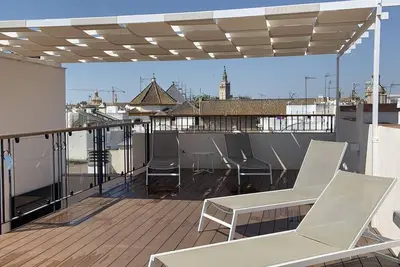 Image de Ln2 2ch + 2sll Terrasse commune avec piscine, adapté aux fauteuils roulants