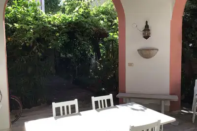 Image de House near the sea and downtown with porch and garden