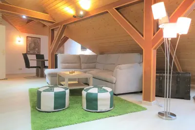 Image de Penthouse Wolkenstein spacious 155 m² maisonette with whirlpool, air conditioning & fireplace