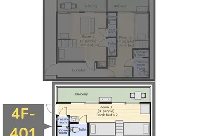 Image de Tokiwa4F Tiny house with balcony near the shopp / Takamatsu Kagawa