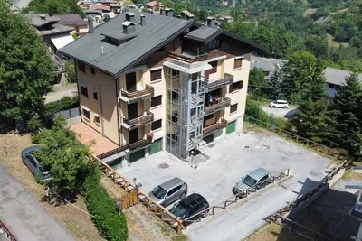 Image de Cozy apartment with a view of Mount Cimone