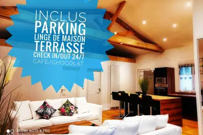 Image de ⭐Villa Felicidad ⭐Sublime⭐Proche hypercentre ⭐Parking sécu⭐WiFi⭐Terrasse privée