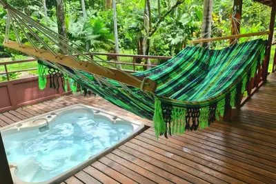 Image de Stunning holiday home with jacuzzi at Cahuita National Park. 3bed/3bath/Ac