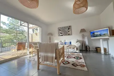 Image de Charmant appartement pour 6 en centre-ville d'Arcachon avec terrasse, parking et WiFi