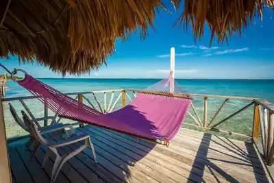 Breezy Overwater Bungalow w/ Incredible Views - Private Patio & A/C Included
