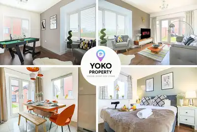 Image de Luxury House • Sleeps 10 • PoolTable • FreeParking