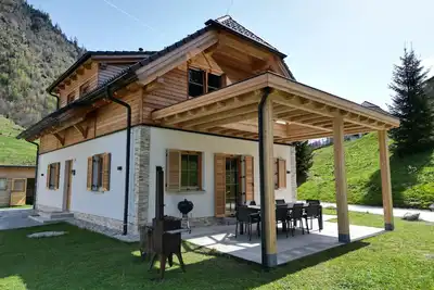Image de Chalet avec 2 terrasses et un sauna