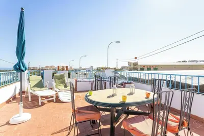 Image de \"Casa de la Vega\" avec vue sur mer et montagnes, balcon, climatisation et Wi-Fi