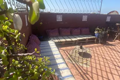 top floor apartment with a terrace