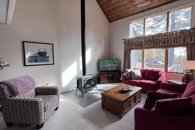 Sun-filled retreat on Haystack Golf Course