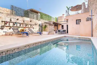 Image de Maison de vacances Cas Solleric avec piscine, balcon, climatisation et Wi-Fi