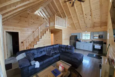 Image de Luxury custom built cabin in the Switzerland of Maine (Jackman)