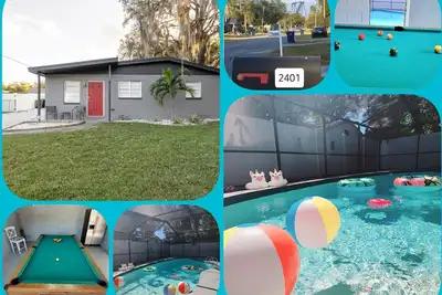 Image de ☆ Private House w/ Pool☆ Next to Bush Garden/ Aventura Island☆