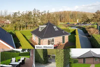 Image de Detached house; garden fenced with conifers; lots of privacy; near the Wadden Islands