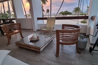 Image de Stanza Mare B-201 Beach Front Bavaro, Punta Cana, Best View Fully Equipped 3r-3b