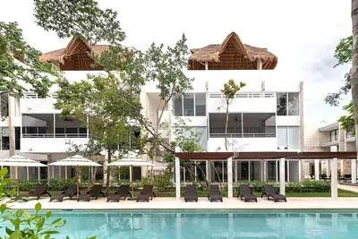 Image de Casita Milagro Near Tulum Beaches And Ruins in Aldea Zama's Tao Complex