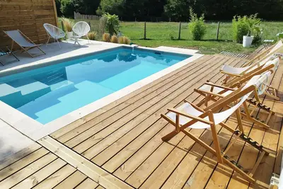 Image de Maison 4 chambres avec piscine. . . . Mimizan Et Contis Plage a 20 minutes,