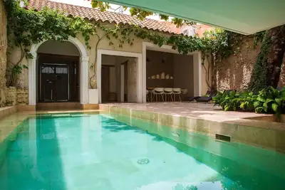 Image de Car037 - Charmante villa coloniale avec piscine à Carthagène