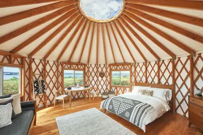 Image de Yurt on private island with beaches & epic views