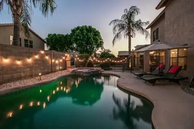 Sunshine and Good Times! Massive 5/bdrm with Pool, Hot Tub, and Game Room!